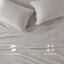 Drap-housse grand lit toutes saisons gris en mélange de coton doux, 50%, lavable à la machine, 1 drap plat, 2 taies d'oreiller ajustées, convient au matelas de 16 po, tricot confortable douillet, relaxant-128860079