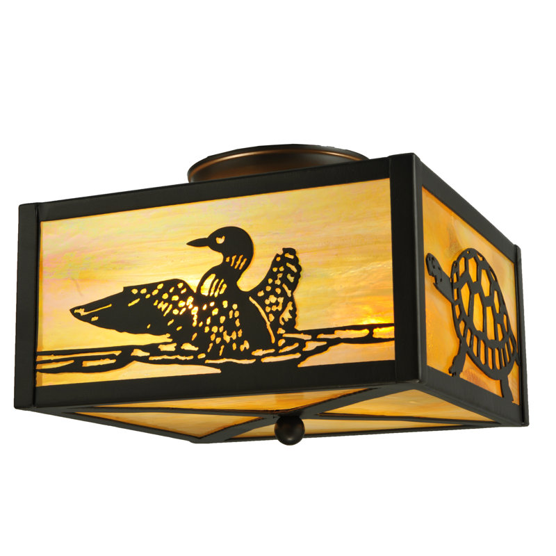 Rustic Lodge 2 - Light Flush Mount