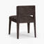 Chaise de salle à manger en velours Nico-326863736