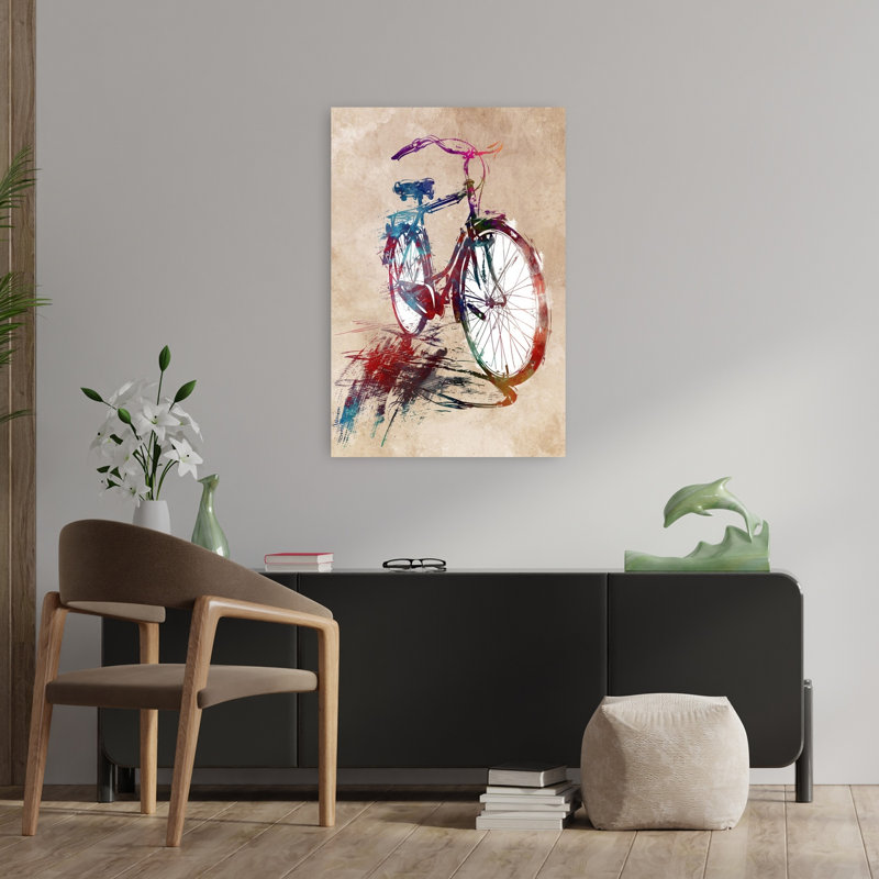 Reproduction d'art mural aquarelle, H 36 po x l 24 po