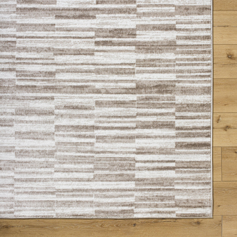 Striped Indoor Rug, Rectangle 7'10" x 10'2"