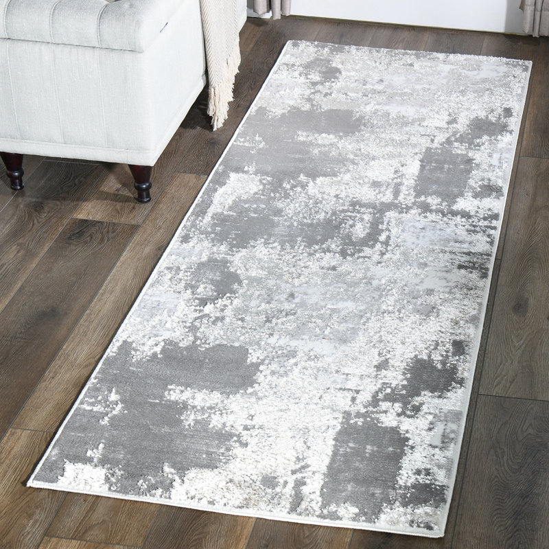Tanja Collection Modern Abstract Area Rug, Runner 2'6" x 7'9"