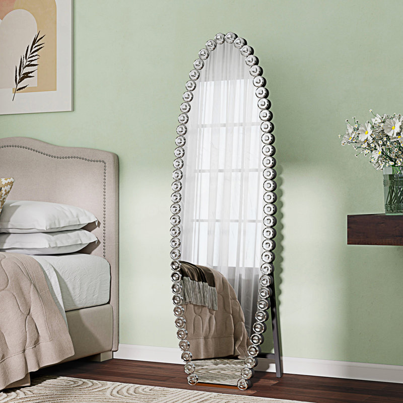 Crystal Full Length Mirror With Stand