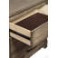 Commode 6 tiroirs Vanallen Sydney, gris vieilli