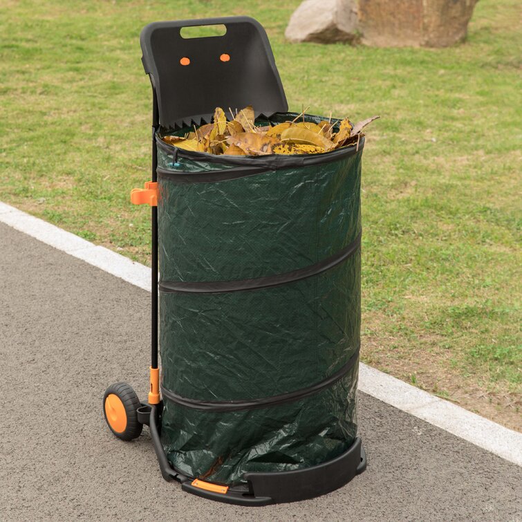 30 Gal.-42 Gal. Lawn and Leaf Trash Bag Holder Opens Bags for Easy Filling  No assembly required, Leaf Collecting Tool