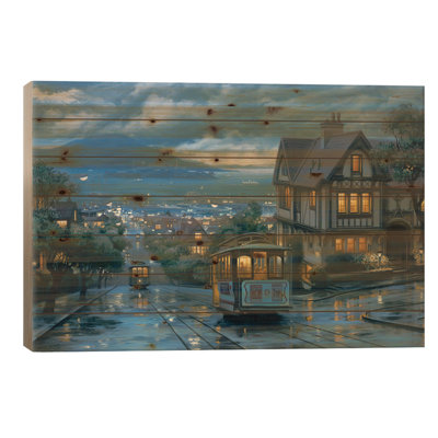 «Evening Journey» par Evgeny Lushpin, impression graphique
