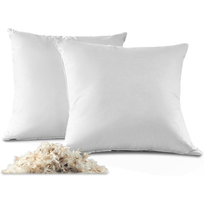 Down Feather Square Pillow Insert