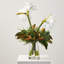 Winter Tidings Magnolia Floral Arrangements in Vase