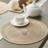 6-Piece Peasely Round Floral Placemat Set-786789735
