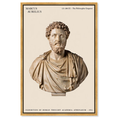 Philosophile empereur regard sur toile, affiches d'art classiques par Art Remedy