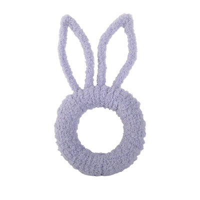 Easter Bunny Shaped Wreath Suitable For Front Door Hanging Window Display Or General Easter/spring Decoration Features Bunny Ear