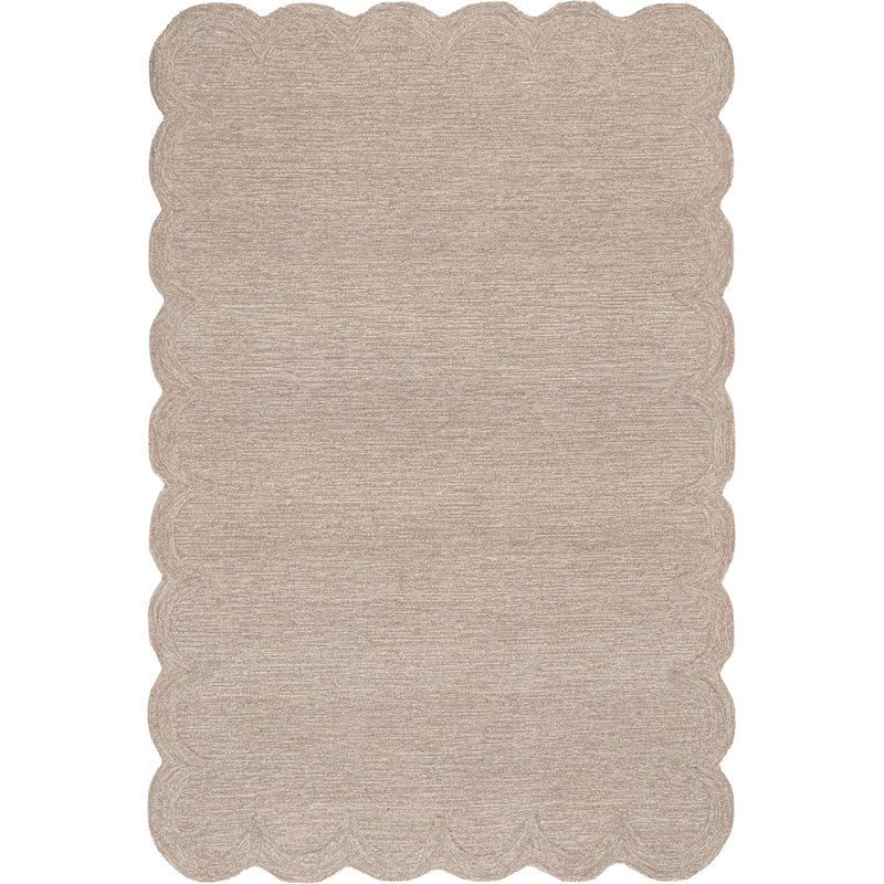  Tapis à bordure unie Elira, Rectangle 4pi x 6 pi