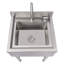 Station de lavage des mains autoportante avec robinet L 21,6 po x l 19,6 po