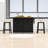 Rolling Kitchen Island Set with Drop Leaf, 2 Bar Stools, Power Outlet, 2 Drawers and Door Racks-693635079
