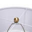 Lampe de table avec abat-jour tambour blanc
