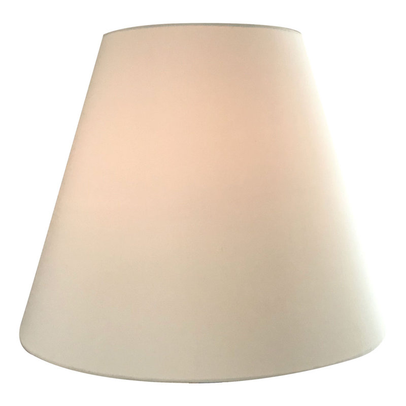 14 in. H Silk Empire Lamp Shade, Eggshell