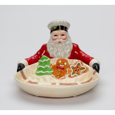 Santa Giftbag Candy Bowl