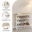 Range-chaussures en métal de style rustique