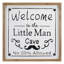 Panneau mural en bois 16 "Welcome To The Little Man Cave"