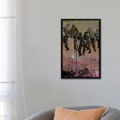 « spectateurs » par db waterman, reproduction d’impression sur toile tendue