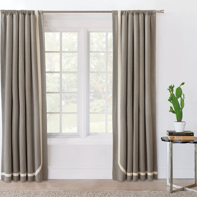 Niche Room Darkening Curtain, 84" W x 96" L, Left