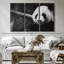 «Eating Giant Panda», 3 pièces sur toile-98563016