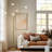 Orion Brass 74" Modern LED 5-Arm Arc Floor Lamp With Metallic Rotating Heads-1219822695