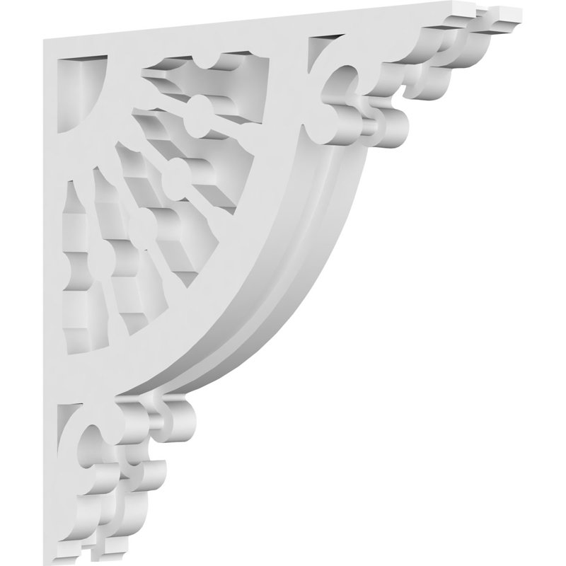 Corbeau en PVC de qualité architecturale, H 10 po x l 10 po x P 1,875 po