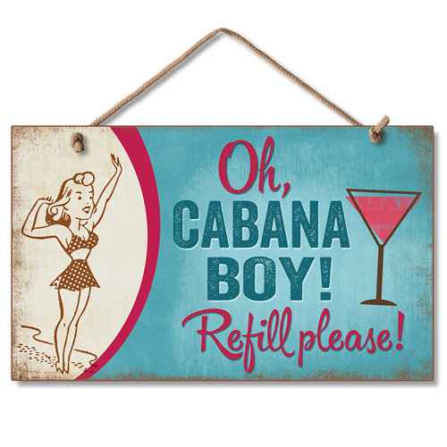 Décoration murale suspendue Oh Oh Cabana Boy