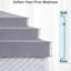 King Size 2 Inch Gel Memory Foam For A Cloud - Feel Sleep, Dissipating Odours, Promoting Comfort And Dryness , Long Lasting, Ventilated Design Comfortable Sleep