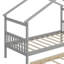 Lit en bois avec lit gigogne-674937834