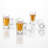 Mixed Crystal Cut Shot Glasses (1oz)
