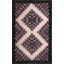 Small Scatter Size American Multicolor Hooked 1930s Wool Antique Rug