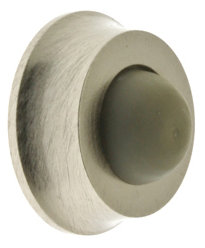 Solid Brass Wall/Handle Bumper, Satin Nickel