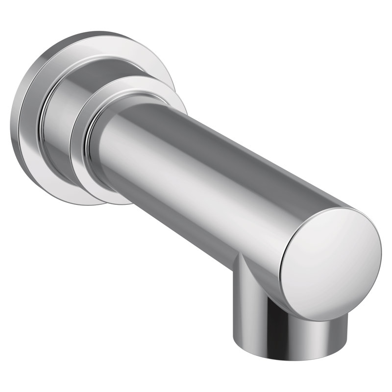Garniture de douchette de baignoire murale Align, Chrome