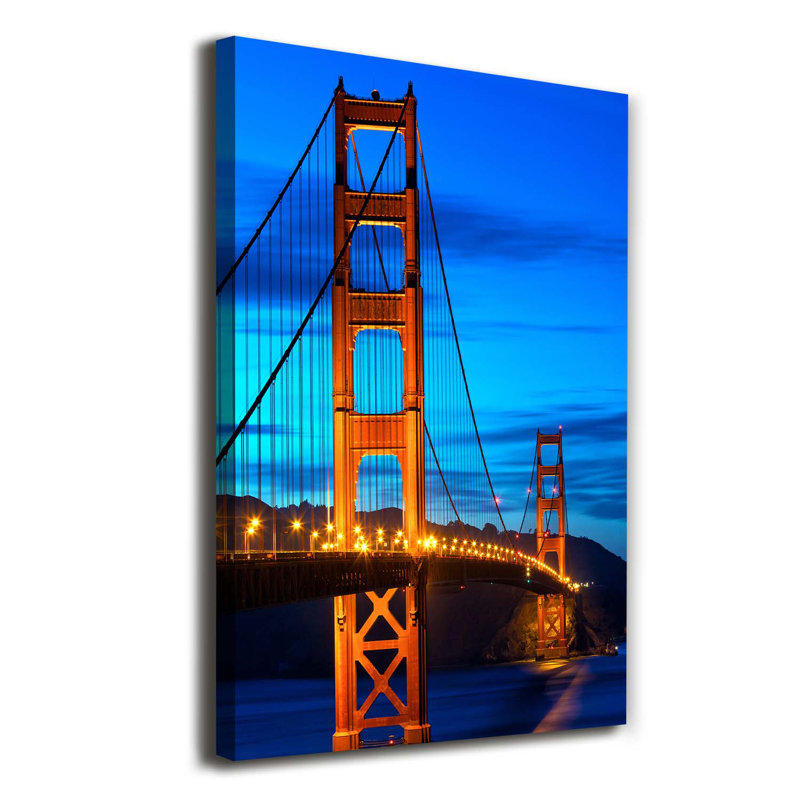 San Francisco Bridge - Wrapped Canvas Print
