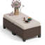 Salem Wicker Outdoor Patio Ottomans-86043932