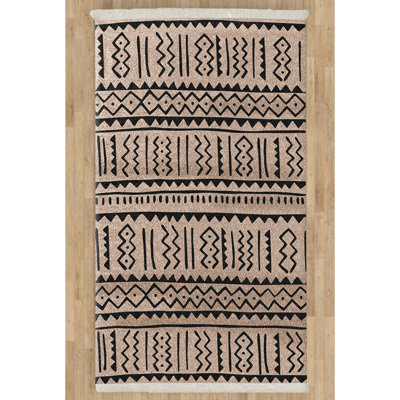 Tapis rectangulaire en polypropylène Kilim