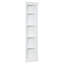 Tablette d'angle de 83,4 po de hauteur