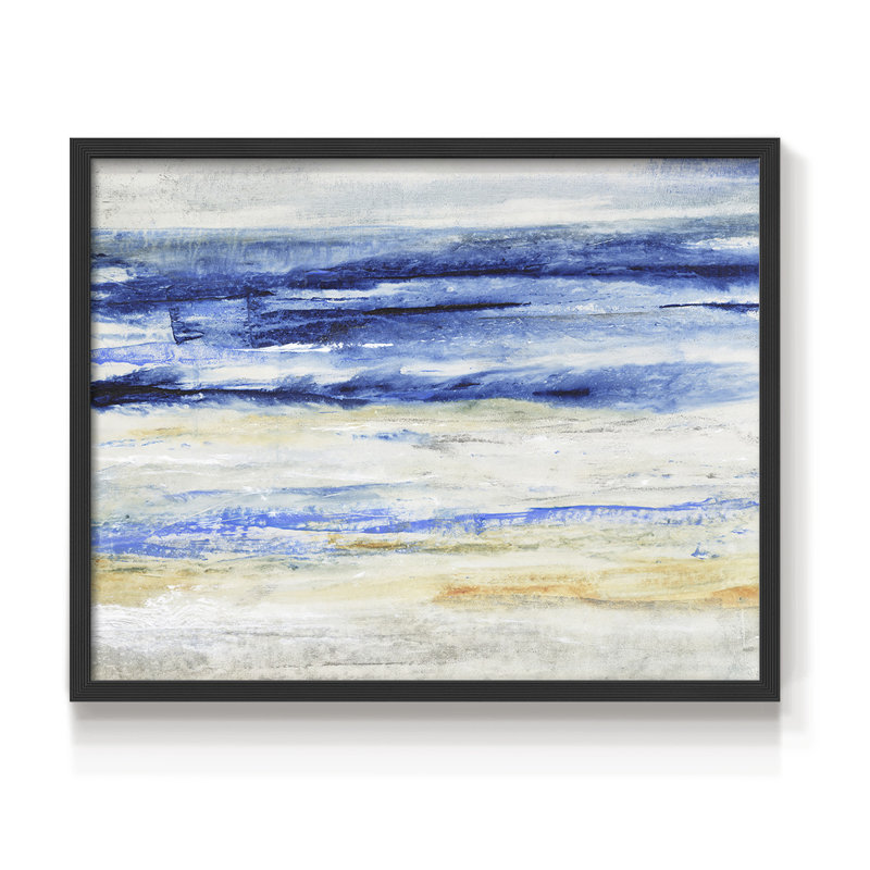 Choppy Seas II - Reproduction encadrée - Restickable, H 11 po x l 14 po, Noir