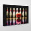 Tenpin Bowling Photographic - Wrapped Canvas-19095474