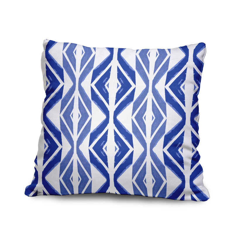  Housse et insert rectangulaires en coton, 18" x 18", Bleu