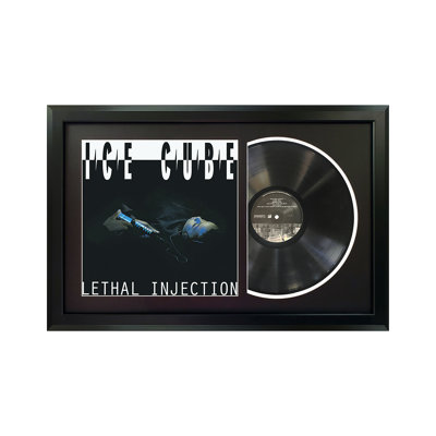Ice Cube "Lethal Injection" Framed Record with Black Mat