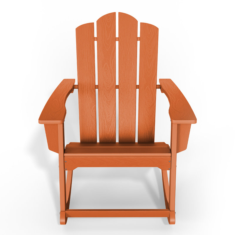 Chaises berçantes en PEHD Adirondack, Orange