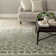 Martha Stewart Hand Tufted Wool/Viscose Geometric Rug in Grassland Green