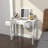 Sleek Vanity Table with LED Lights, Flip-Top Mirror and 2 Drawers, Jewelry Storage for Women Dressing-1604623478