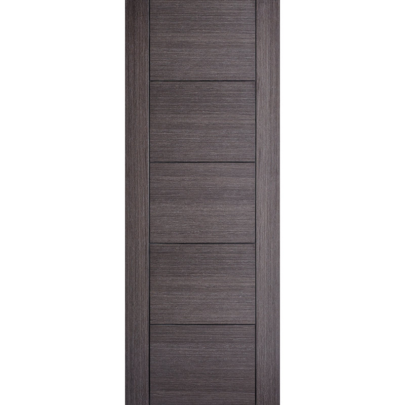 Vancouver Prefinished Ash Grey Internal Fire Door, 198.1cm H x 76.2cm W x 4.4cm D