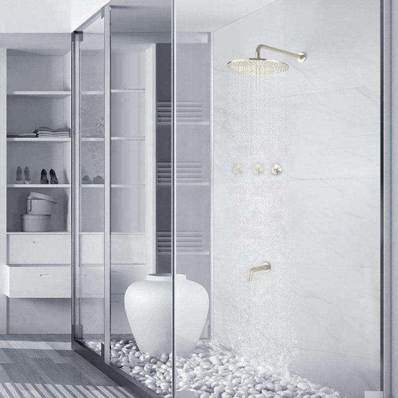 Ensemble de douche Oceana avec robinet de pomme de douche à effet pluie et douche luxueuse et moderne