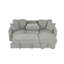Canapé-lit modulaire en L de 90 po avec méridienne réversible avec rangement, canapé-lit convertible moderne avec deux porte-gobelets et 2 pollows-1146270984
