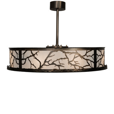 LED Drum Chandelier